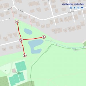 Entschlammung Rückhaltebecken Nortorfer Stadtpark